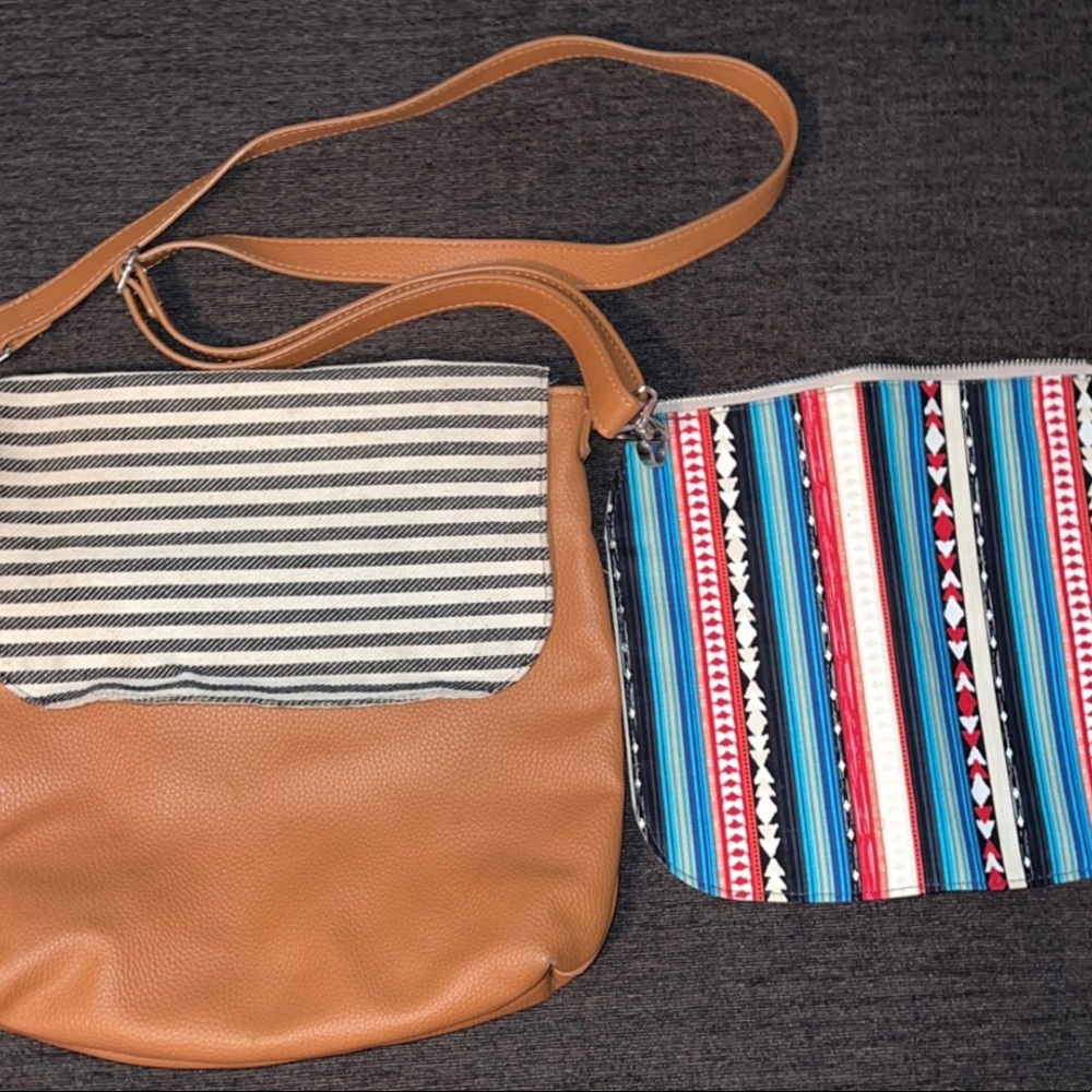 Thirty one crossbody with a extra flap to change